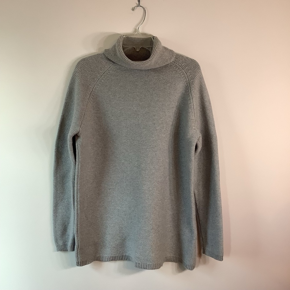 Land’s End, Women’s, funnel-neck sweater, size large. EUC.